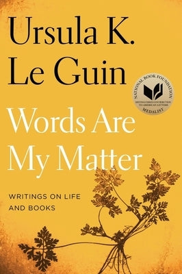 Paperback of "Words Are My Matter: Writings on Life and Books" by Harper Perennial, featuring a close-up of the book cover.