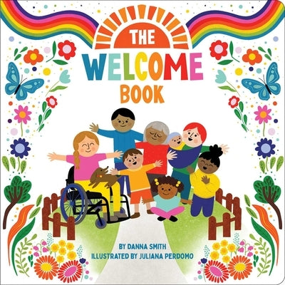 Colorful Little Simon Welcome Book board book featuring bright illustrations for young children and early learning.