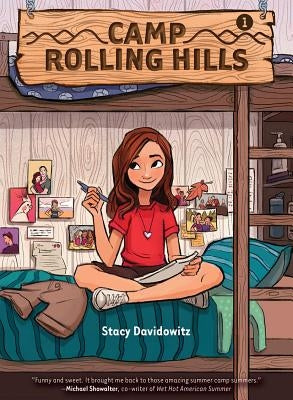 Paperback of "Camp Rolling Hills #1" by Harry N. Abrams, featuring colorful cover art with camping and nature scenes.