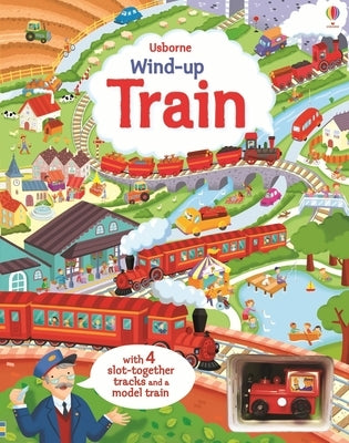 Wind-Up Train Board Book Usborne Books