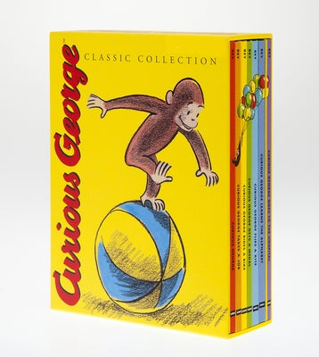 Cover of the Curious George Classic Collection paperback book by Clarion Books, featuring George on the front.