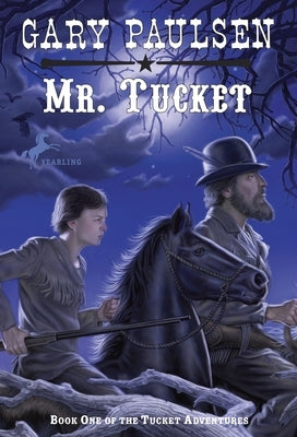 Paperback copy of Mr. Tucket by Yearling Books featuring colorful cover art with an adventurous scene.