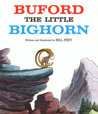 Paperback book titled "Buford the Little Bighorn" by Clarion Books featuring colorful cover art.