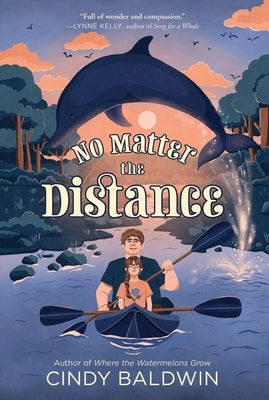 Paperback of "No Matter the Distance" by Quill Tree Books, showing the book cover with colorful artwork and title text.