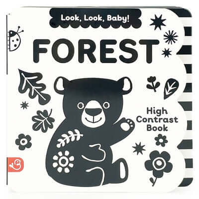 Look, Look, Baby! Forest Board Book Cottage Door Baby