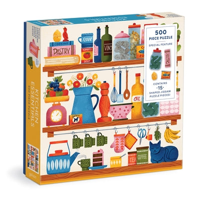 Kitchen Essentials 500 Piece Puzzle with Shaped Pieces Other Galison