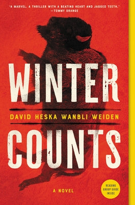 Paperback Winter Counts book by Ecco Press featuring a cover with artwork and title on the front.