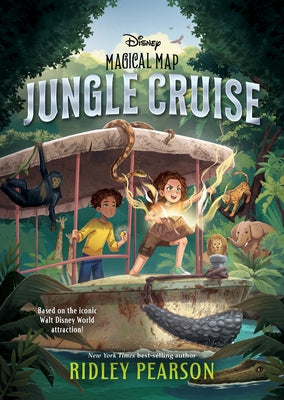Paperback Magical Map #2 Jungle Cruise by Disney, published by Random House, featuring colorful jungle and river adventure illustrations.