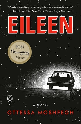 Paperback copy of the book "Eileen" by Penguin Books, featuring the cover design with the title and author name.