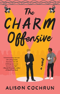 Paperback of "The Charm Offensive" by Atria Books featuring a colorful cover with playful illustrations and bold typography.