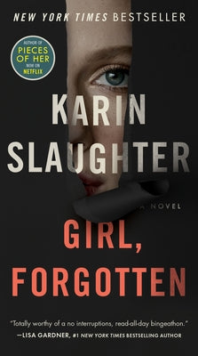 Cover of the mass market paperback "Girl, Forgotten" by William Morrow & Company featuring a mysterious girl silhouette against a dark background.