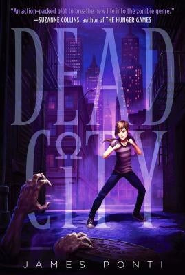 Paperback book titled Dead City by Aladdin Paperbacks with a dark urban cityscape cover.