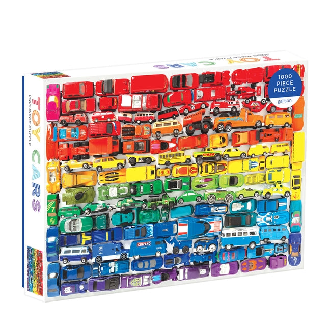 Rainbow Toy Cars 1000 PC Puzzle Board Games Galison