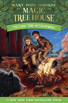 Paperback of Camp Time in California by Random House Books for Young Readers showing the book cover with outdoor camping scene