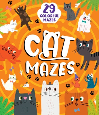 Cat Mazes: 29 Colorful Mazes by Clever Publishing