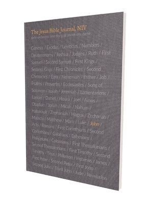 The Jesus Bible Journal, John, Niv, Paperback, Comfort Print by Passion Publishing