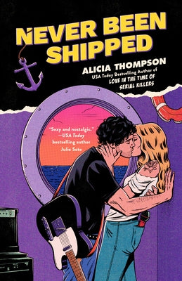 Paperback of "Never Been Shipped" by Penguin Publishing Group, showing the book cover with title and author details.