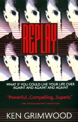 Paperback of Replay by William Morrow & Company, showing the book cover with title and author text.