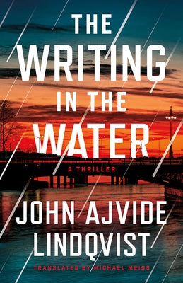 Paperback of The Writing in the Water thriller by Amazon Crossing, featuring the book cover with title and author details.