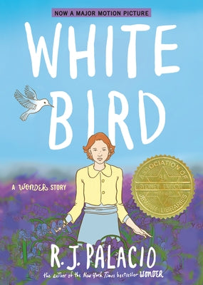 White Bird: A Wonder Story paperback graphic novel by Alfred A. Knopf Books for Young Readers, showing the book cover with artwork.