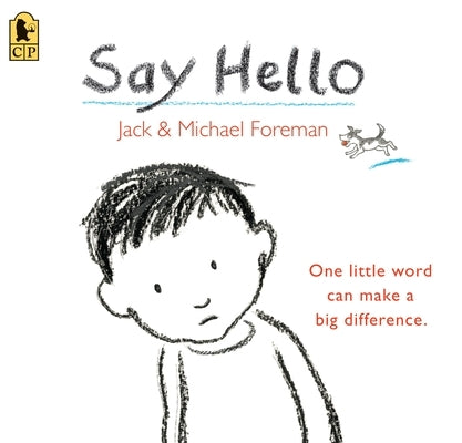 Paperback "Say Hello" book by Candlewick Press featuring colorful illustrated cover with friendly characters.