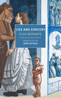 Paperback of Lies and Sorcery by New York Review of Books featuring a cover image with artistic illustrations and text.