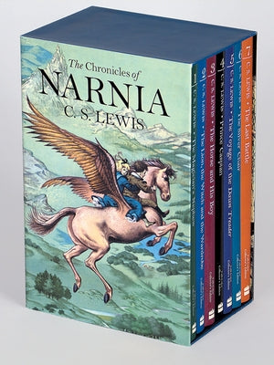The Chronicles of Narnia Full-Color Paperback 7-Book Box Set: The Magician's Nephew, the Lion, the Witch and the Wardrobe, the Horse and His Boy, Prin Boxed Set HarperCollins