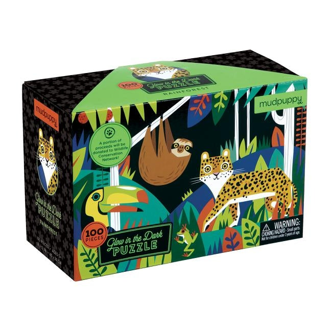 Rainforest Glow-In-The-Dark Puzzle Other Galison