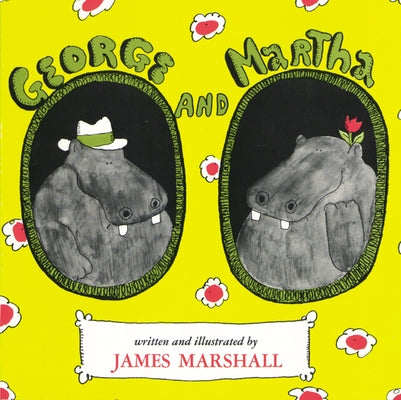 Paperback of "George and Martha" by Clarion Books featuring colorful illustrations of two expressive hippos.