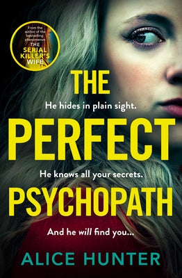 Paperback of The Perfect Psychopath novel by Avon Books, featuring the book's cover with dark and intense artwork.