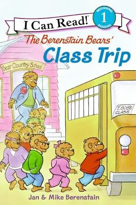 Paperback edition of The Berenstain Bears' Class Trip by HarperCollins, featuring colorful cover art with bear characters on a school trip.