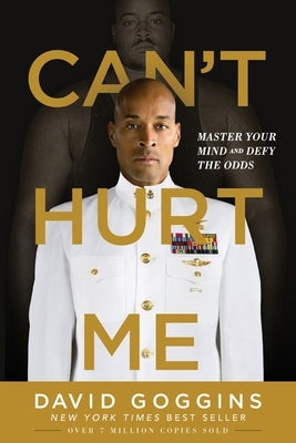 Paperback copy of "Can't Hurt Me: Master Your Mind and Defy the Odds" by Lioncrest Publishing with the book cover visible.