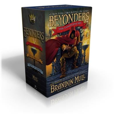 Set of three Beyonders boxed books by Aladdin Paperbacks, including A World Without Heroes, Seeds of Rebellion, and Chasing the Prophecy.