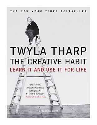 Paperback of The Creative Habit book by Simon & Schuster showing the front cover with title and author text.