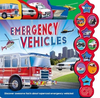 Emergency Vehicles: Interactive Children's Sound Book with 10 Buttons Board Book Igloo Books