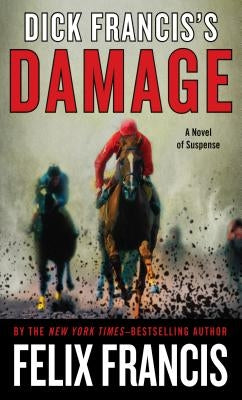 Large print paperback of "Dick Franciss Damage" by Large Print Press, showing the book cover with title and author details.