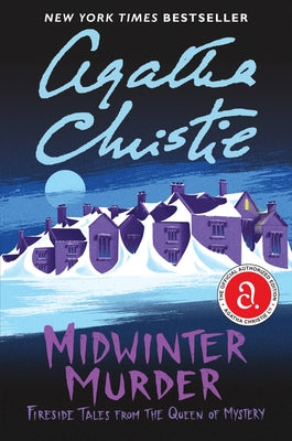 Paperback of Midwinter Murder: Fireside Tales from the Queen of Mystery by William Morrow & Company, featuring a winter-themed cover scene.