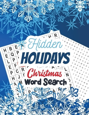 Hidden Holidays - Christmas Word Search: Large Print Christmas Word Search Puzzle, Exercise Your Brain Activity Book, Christmas Word Search Book With by Studio, Voloxx