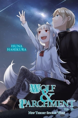 Paperback of Spice & Wolf Vol. 10 light novel by Yen On featuring the illustrated cover with wolf and parchment motifs.