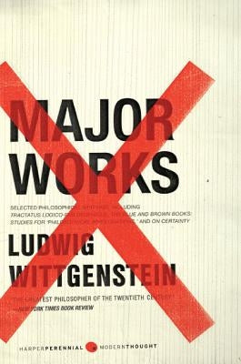 Paperback of Major Works: Selected Philosophical Writings by Harper Perennial, showing the book cover with text and design elements.