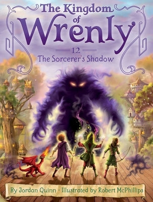 Paperback of The Sorcerer's Shadow by Little Simon featuring a colorful illustrated cover with magical characters and a dark shadow.