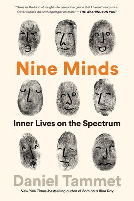 Paperback of Nine Minds: Inner Lives on the Spectrum by Experiment, featuring the book cover with title and author details.