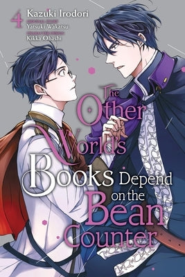 Paperback of The Other World's Books Depend on the Bean Counter, Vol. 4 by Yen Press, showing the book cover with colorful artwork.