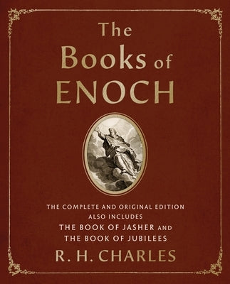 Paperback edition of The Books of Enoch by St. Martin's Essentials, featuring the Book of Jasher and Jubilees, with detailed cover art.