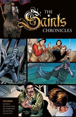Paperback of Saints Chronicles Collection 1 by Sophia Institute Press featuring religious stories and saint illustrations.
