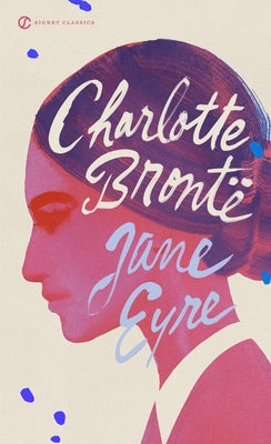 Mass market paperback of Jane Eyre by Signet Book showing the front cover with classic Victorian-style artwork.