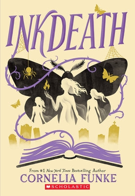 Paperback of Inkdeath from the Inkheart Trilogy by Scholastic Paperbacks, featuring the book cover with dark and mystical artwork.