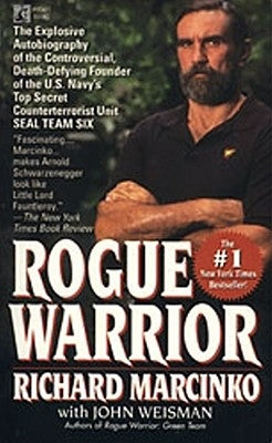 Mass market paperbound of Rogue Warrior: Red Cellvolume 1 by Pocket Books, showing the book cover with bold title and author name.