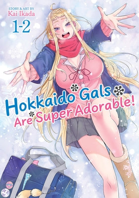 Paperback manga volume set of Hokkaido Gals Are Super Adorable! Omnibus Vol. 1-2 by Seven Seas, featuring colorful cover art.