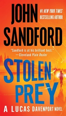 Mass market paperbound of "Stolen Prey" by G.P. Putnam's Sons, featuring the book cover with dark and intense artwork.